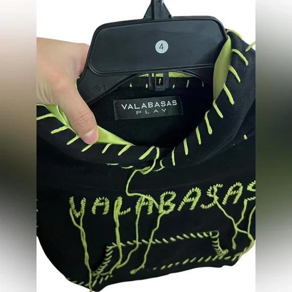 Valabasas Kids Stitched Neon Nightshade Sweatsuit